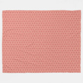 Gedempte bloemige Boho-magië Fleece Deken (Voorkant (Horizontaal))