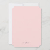 Gedempte Bloemige Uitnodiging (Achterkant)