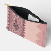 Gedempte blos roze & beige stijl AI-kunst Etui (Open)