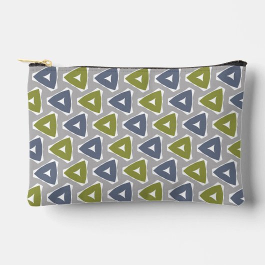 Gedempte Boho Driehoekige Cosmetische Zak Etui (Voorkant)