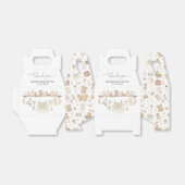 gedempte boho kinderkamer baby meisje douche bedankdoosjes (Uitgevouwen)