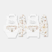 Gedempte Boho kinderkamer kleding speelgoed jongen Bedankdoosjes (Uitgevouwen)