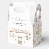 Gedempte Boho kinderkamer kleding speelgoed jongen Bedankdoosjes (Geopend)