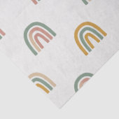 Gedempte boho regenboog scandi patroon  tissuepapier (Detail)
