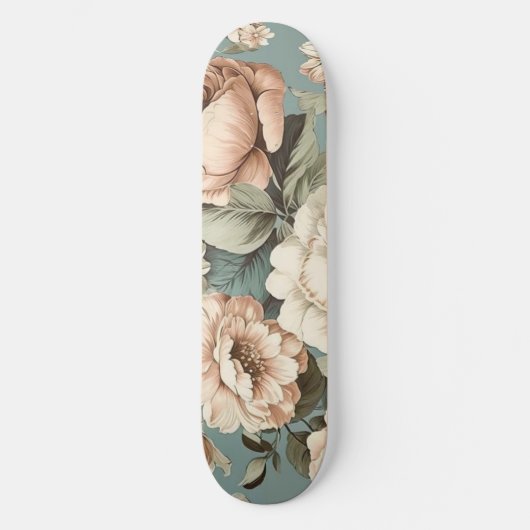 Gedempte botanische droom persoonlijk skateboard (Voorkant)