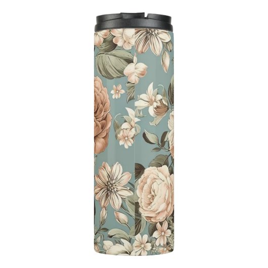 Gedempte botanische droom thermosbeker (Achterkant)