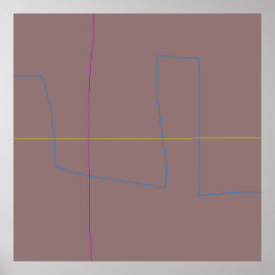 Gedempte bruine achtergrond poster