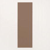 Gedempte bruine yogamat (Achterkant)