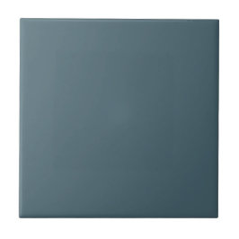 Gedempte Elegance Slate Blue Decoratieve Keramisch Tegeltje