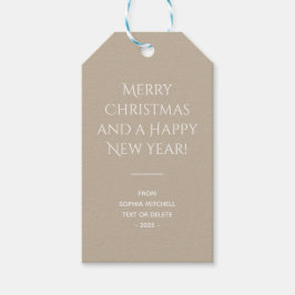Gedempte elegantie - Calm Stone Gift Labels Cadeaulabel