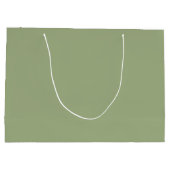 Gedempte elegantie - grote rustige salie geschenk  groot cadeauzakje (Achterkant)