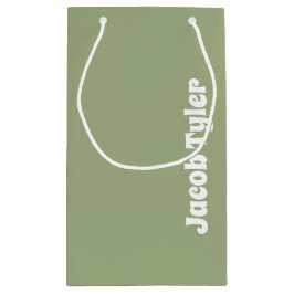 Gedempte Elegantie - Kleine rustige Sage Naam Gift Klein Cadeauzakje