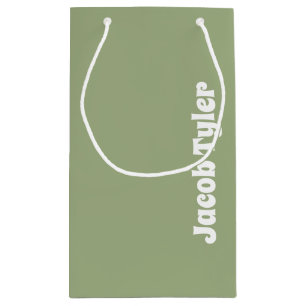 Gedempte Elegantie - Kleine rustige Sage Naam Gift Klein Cadeauzakje