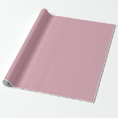 Gedempte Elegantie - Massieve Misty Rose Cadeaupapier (Uitgerold)