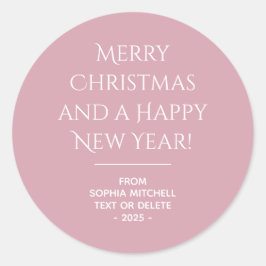 Gedempte elegantie - Misty Roos Kerst sticker