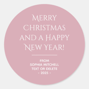 Gedempte elegantie - Misty Roos Kerst sticker