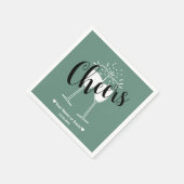 Gedempte Elegantie - Oceaan Teal Cheers Servetten (Hoek)