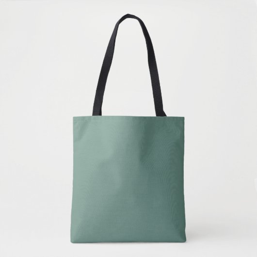 Gedempte elegantie - Ocean Blauwgroen Tote Bag (Voorkant)