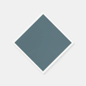 Gedempte elegantie - Slate Blue Servet (Hoek)