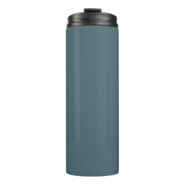 Gedempte elegantie - Slate Blue Thermosbeker