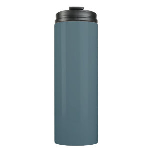 Gedempte elegantie - Slate Blue Thermosbeker