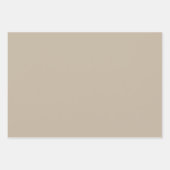 Gedempte elegantie - Solid Calm Stone Inpakpapier Vel (Voorkant)