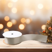 Gedempte elegantie - Solid Calm Stone Satijnen Lint