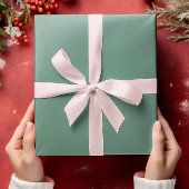 Gedempte elegantie - Solid Ocean Blauwgroen Inpakpapier Vel