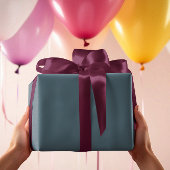 Gedempte elegantie - Solid Slate Blue Inpakpapier Vel