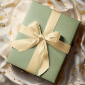 Gedempte Elegantie - Solid Tranquil Sage Cadeaupapier