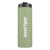 Gedempte Elegantie - Tranquil Sage  Thermosbeker (Voorkant)