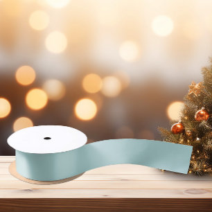 Gedempte Elegantie - Tranquil Turquoise Satijnen L Satijnen Lint