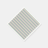 Gedempte elegantie - trendy gestreepte servetten (Hoek)