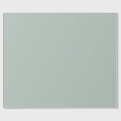 Gedempte Eucalyptusgroene Kleur Cadeaupapier (Vlak)