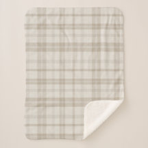 Gedempte Farmhouse Taupe Geruit