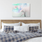 Gedempte Gesluierde Bloem Canvas Kunst (Insitu (Slaapkamer))
