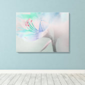 Gedempte Gesluierde Bloem Canvas Kunst (Insitu (Houten vloer))