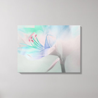 Gedempte Gesluierde Bloem Canvas Kunst