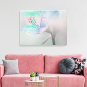Gedempte Gesluierde Bloem Canvas Kunst (Insitu (Woonkamer))
