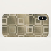 Gedempte gouden vierkanten moderne geometrische gl Case-Mate iPhone case (Achterkant (horizontaal))