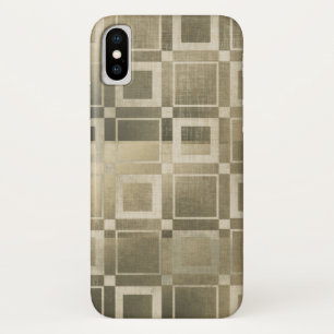 Gedempte gouden vierkanten moderne geometrische gl Case-Mate iPhone case