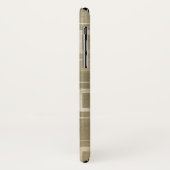 Gedempte gouden vierkanten moderne geometrische gl Case-Mate iPhone case (Achterkant/links)