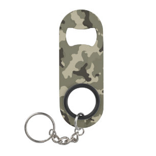 Gedempte groene camouflage EDC Tactisch dagelijks Mini Flessenopener