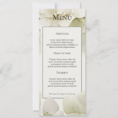 Gedempte groene gebladerte gepersonaliseerde trouw kaart (Voorkant)