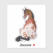 Gedempte groene Keltische verfrissende appy Sticker (Vel)