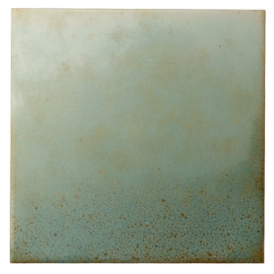 Gedempte groene rustieke bruine basis tegeltje