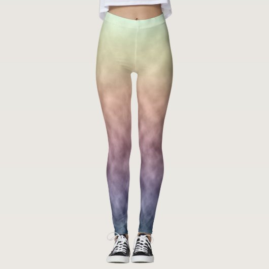 Gedempte Horizon Weefsel Leggings (Voorkant)
