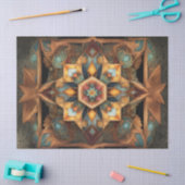 Gedempte Kleur Mandala decoupage Tissuepapier (Craft)