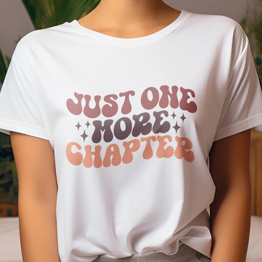 Gedempte kleur Nog één hoofdstuk boek liefhebber T-shirt