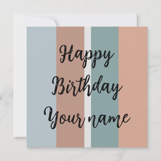 Gedempte kleuren strepen (Voorkant)